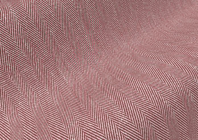 Delicate Chevron, Garnet - Motorised Roman Blind - Image 4